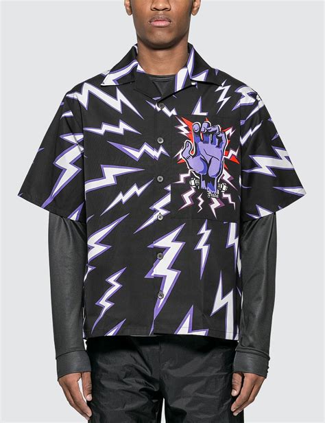 prada lightning tee|prada polo shirt sale.